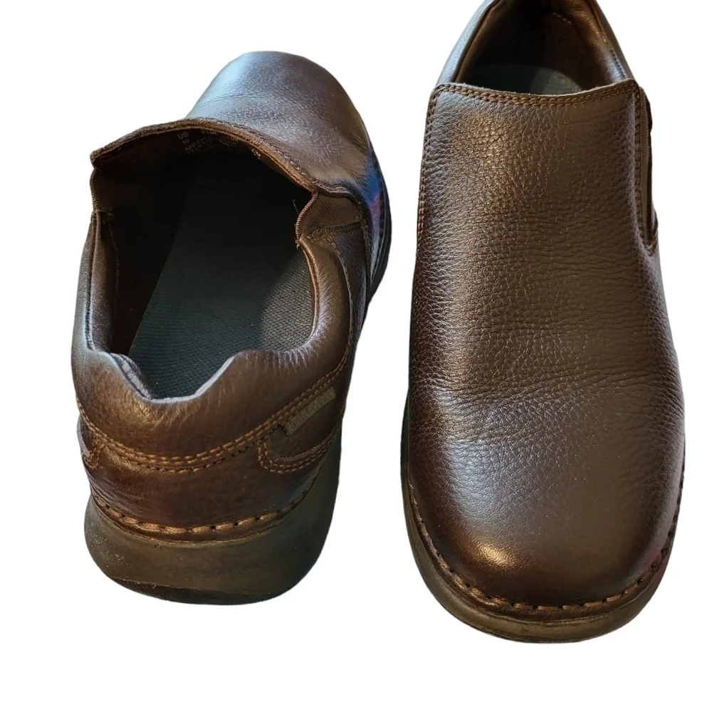 Hush Puppies Moyen Brown slip on US 10 Leather LunarII